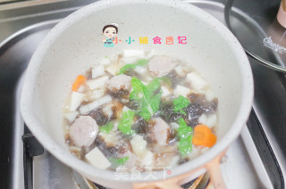 12个月以上豆腐肉丸汤的做法步骤：6