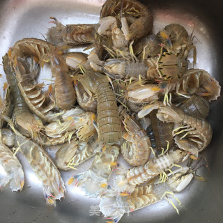 清蒸皮皮虾的做法步骤：1