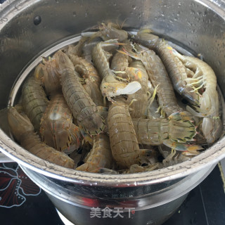 清蒸皮皮虾的做法步骤：3