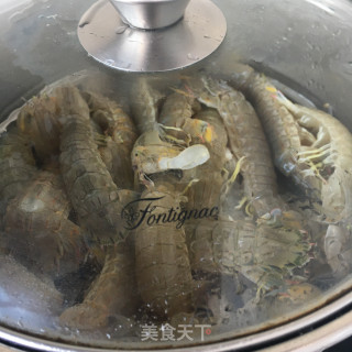 清蒸皮皮虾的做法步骤：4