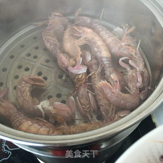 清蒸皮皮虾的做法步骤：6