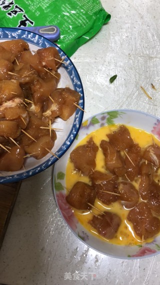 自制牙签肉的做法步骤：2
