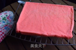 圣诞红丝绒蛋糕卷的做法步骤：16