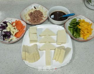 圣诞莱一烧豆腐的做法步骤：5