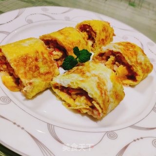 虾肉蛋卷的做法步骤：10