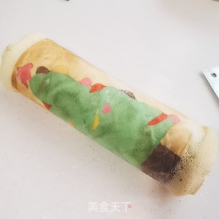 圣诞树蛋糕卷的做法步骤：17