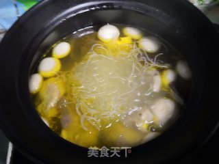 菌菇粉丝鸡汤的做法步骤：9