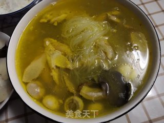 菌菇粉丝鸡汤的做法步骤：11