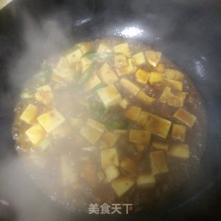 黄豆酱烧嫩豆腐的做法步骤：6