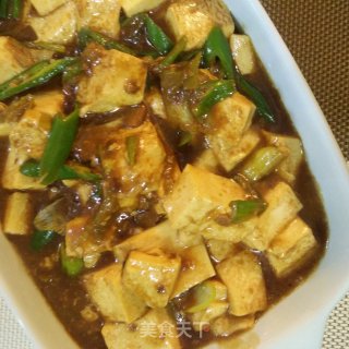 黄豆酱烧嫩豆腐的做法步骤：8