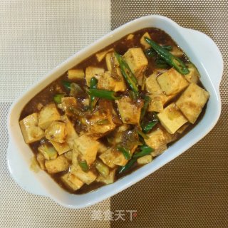 黄豆酱烧嫩豆腐的做法步骤：9