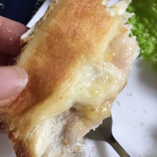 香蕉爆浆吐司的做法步骤：18