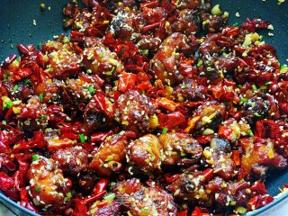 蒜香辣子鸡的做法步骤：10