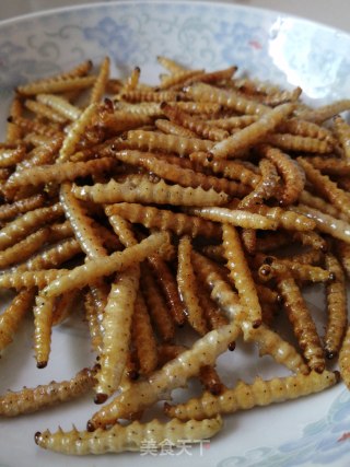 拔丝竹虫的做法步骤：8