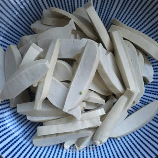 香辣肉末炒豆干的做法步骤：3