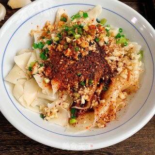饺子皮油泼面的做法步骤：6