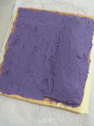 紫薯蛋糕卷的做法步骤：18