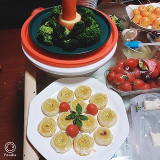 雪花中的水果圣诞树的做法步骤：3