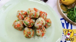 杂蔬鹅肝小饭团，适合12个月宝贝生鲜【小鹿优鲜】的做法步骤：10