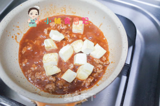 肉末茄汁豆腐的做法步骤：7