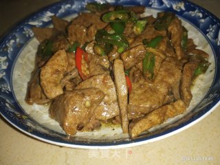 尖椒炒猪肝的做法步骤：9