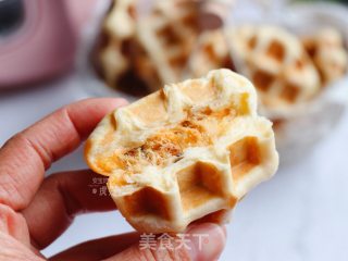 肉松华夫饼的做法步骤：12