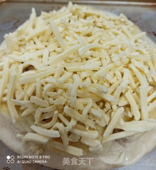 香蕉蜜豆披萨的做法步骤：4