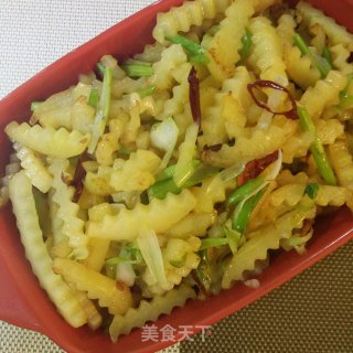小炒琅琊土豆条的做法步骤：6
