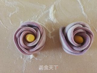 花样面食：紫薯玫瑰的做法步骤：21