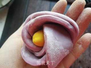 花样面食：紫薯玫瑰的做法步骤：22