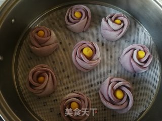 花样面食：紫薯玫瑰的做法步骤：23