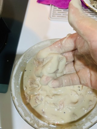 冬季美食，水煮滑肉的做法步骤：6