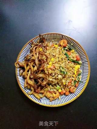 炒饭的做法步骤：7