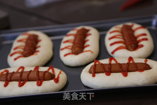 烤肠面包的做法步骤：20