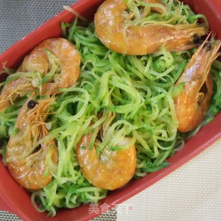 萝卜炒虾的做法步骤：5