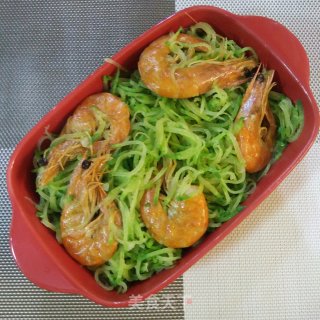 萝卜炒虾的做法步骤：7