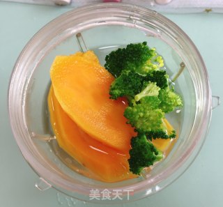 西兰花红薯泥的做法步骤：6