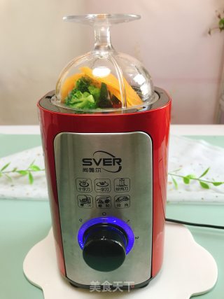 西兰花红薯泥的做法步骤：7