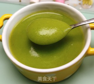 西兰花红薯泥的做法步骤：11