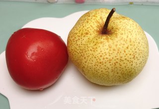 番茄雪梨泥的做法步骤：1