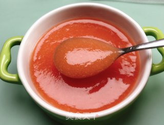番茄雪梨泥的做法步骤：10