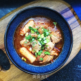 红烧鸡块米线的做法步骤：10