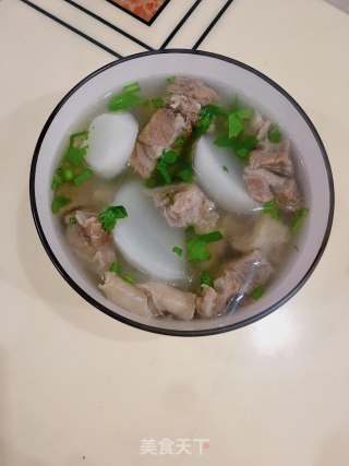 白萝卜煲牛腩汤的做法步骤：8