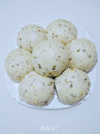 绿豆花馒头的做法步骤：5