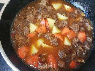胡萝卜土豆炖牛腩的做法步骤：12