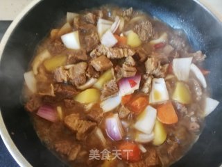 胡萝卜土豆炖牛腩的做法步骤：15
