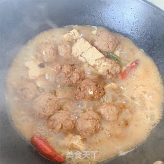 冻豆腐烩丸子的做法步骤：8
