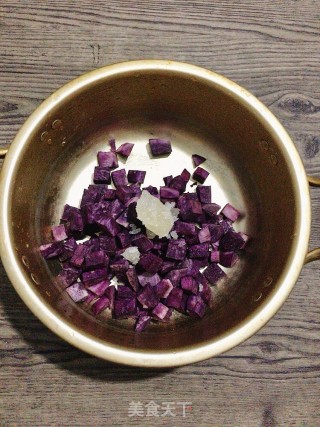 紫薯雪梨糖水的做法步骤：3