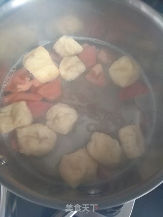 菠菜猪血蛋花汤的做法步骤：9
