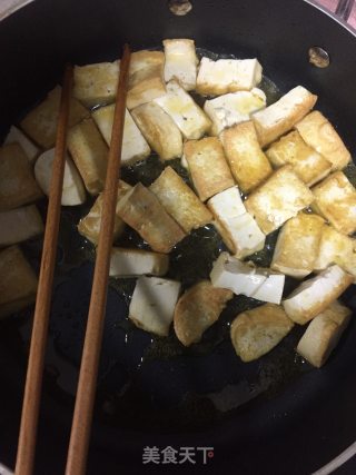 菜油煎豆腐的做法步骤：4